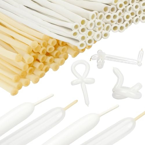 Gemar Palloncini Lunghi Modellabili e Trasparenti, Biodegradabili - 100 PCS per Matrimonio e Feste, Animali e Balloon Magic