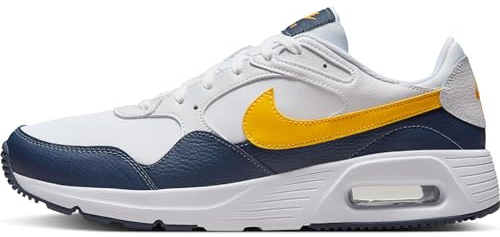 Nike Herren AIR MAX SC Sneaker, White/Laser Orange-Thunder Blue, 42 EU