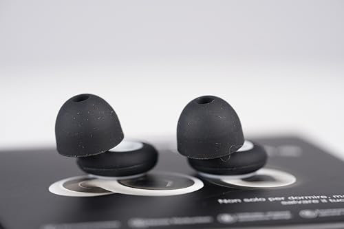 Bonny*D Tappi Orecchie Dormire 35dB Riutilizzabili, Tappi Per Orecchie Antirumore In Silicone, Più Comodi delle Cuffie Per Dormire, Ideali per Sonno Profondo, Studio, Iperacusia, Viaggi