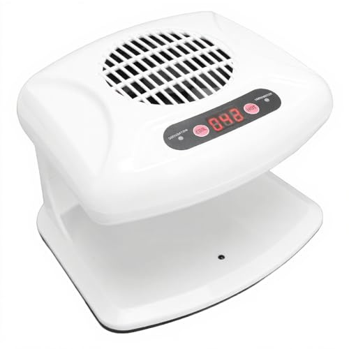 Asciuga Unghie per Smalto Normale, Ventola per Asciugare le Unghie, Asciuga Unghie con una Sola Mano, Caldo e Freddo, Sensore Automatico, Ventola per Unghie, (Spina europea