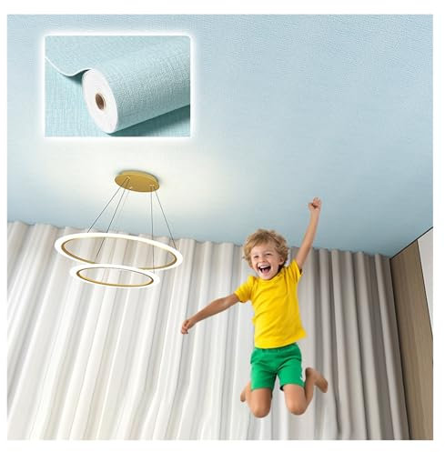 Pannelli soffitto Carta Da Parati Per Soffitti Di Bagni Che Copre 5 10 15 25 Metri Quadrati - Adesivi Per Soffitti Con Retro Adesivo - Rivestimento Per Soffitti In PVC Per Seminterrato/Cucina(L 30m)