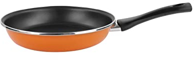MAGEFESA Sartén 24Ø Valencia New. Antiadherente bicapa reforzado. Fondo 100% Full Induction. Exterior naranja. 50% ahorro energético.