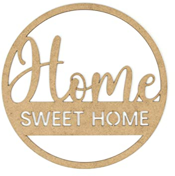 CONTRAXT Letreros decorativos cuadros madera con frases y letras decorativas Home Sweet Home vintage decoracion pared salon