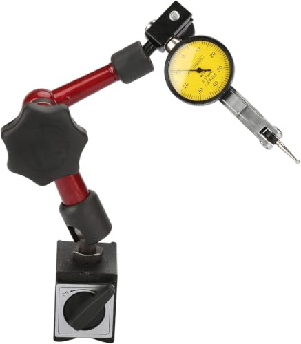 Magnetisk Urtavla Testindikator med Magnetisk Bas, Noga Indikatorhållare Mätare 0,01 Mm Upplösning