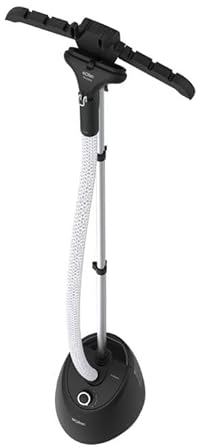 Solac - Plancha de vapor vertical Victoria | 45g/min | 1800 W | 1.3L | 3en1 Plancha vaporiza higieniza | Rápido calentamiento | Cepillo telas delicadas | Acero inoxidable | Mini plancha viaje compacta