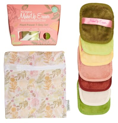 Makeup Eraser, 7-Tage-Set, entfernt sämtliches Make-up nur mit Wasser, einschließlich wasserfester Wimperntusche, Eyeliner, Foundation, Lippenstift und mehr!