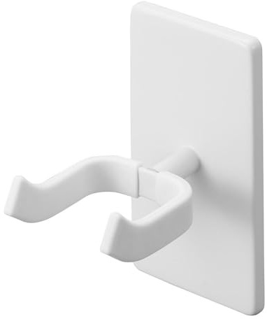 YAMAZAKI 1925 TOWER Wall~Mounted Guitar Holder, white, Steel/Silicone/ABS Resin, 8 x 11.5 x 14 cm