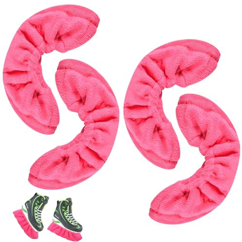 Wffeila Kufenschutz Kufenstrumpf,Schoner für Hockeyschlittschuhe,Schlittschuh Kufenschutz,Kufenschoner Schlittschuhe Eiskunstlaufen Frottee Blade Guard,Schlittschuh Kufenschutz Zubehör (L)
