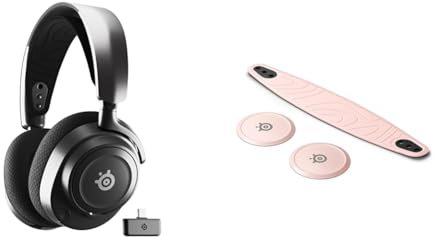 SteelSeries Arctis Nova 7 Wireless Multi-Platform Gaming Headset Arctis Nova Booster Pack Rose Quartz - Gaming Headset Accessory - Dual color Nylon Headband