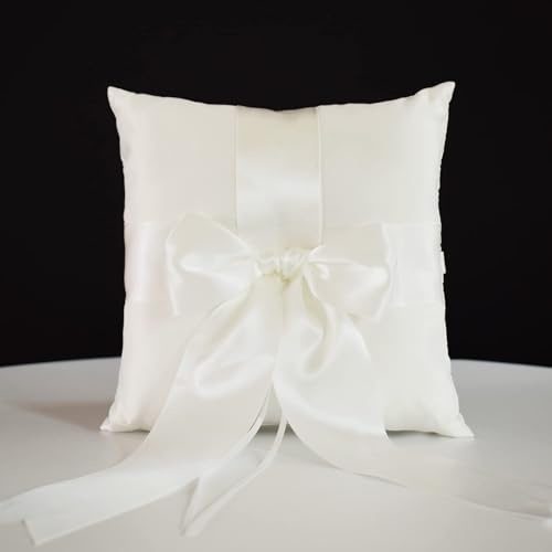 IHLOOTD Cojín para Anillos, Almohada para Anillos de Boda para Boda y Aniversario (B)