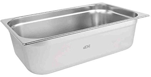 Gastronorm 1/1 Size Stainless Steel Bain Marie Food Container Pot Pan 150mm
