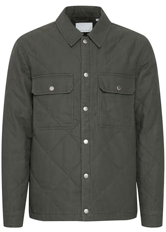 Casual Friday Ortiz-Giacca Trapuntata CAS, 190312/Beetle, XL Uomo