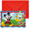 Folat 93939P Einladungskarten FSC Mickey Mouse - 6 Stück