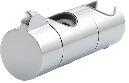 Tecmolog Supporto Doccia Regolabile Ottone Staffa Soffione Doccia per Asta Doccia 20mm, Cromato, ST36