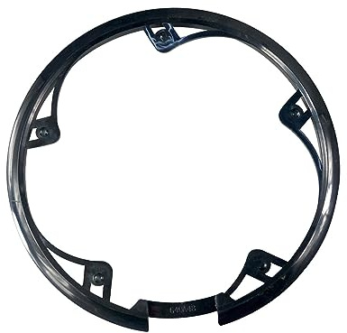 rockible Copertura Protettiva per Ruota Copertura per Corona Corona per Catena Leggera, Nera, Portatile per Protezione della Catena della Bici per Ciclismo, 10 cm