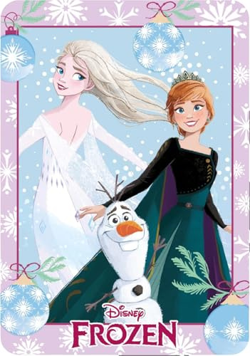 ILS I LOVE SHOPPING Coperta Plaid Morbida e Calda 100x140cm per Bambini Pile con stampa (FROZEN)