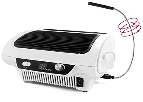 Lima de uñas eléctrica 3 en 1, fresadora de uñas, 30000 rpm, máquina de manicura con aspiración, juego de pedicura, fresa de uñas eléctrica para salón de uñas en casa con pedal LCD y 6 puntas