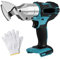 Cisaille à tôle sans fil compatible pour Makita 18V, Tête Rotative 360° de Cisaille électrique, épaisseur de coupe jusqu’à 2 mm, idéale pour métal, tapis, tissu et cuir (Batterie non Incluse)