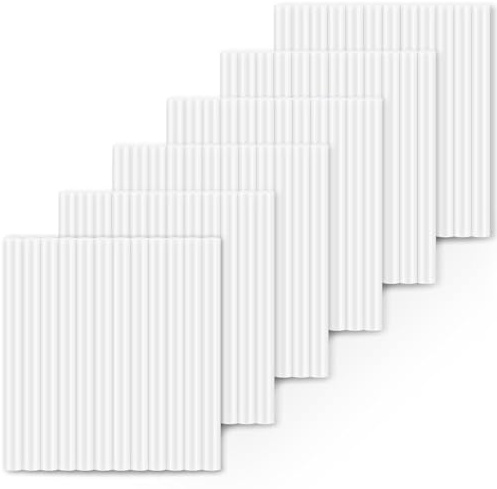 Einfa White Glue Gun Sticks, 72 Pack 7x100mm Hot Melt Glue Sticks for DIY
