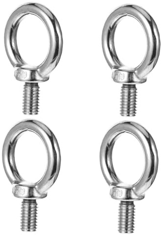 STOBAZA 4pezzi Viti Ad Anello in Acciaio 304 Bulloni Ad Occhiello Robusti Accessori Per Bulloni Occhiello Dispositivo Di Sollevamento Affidabile