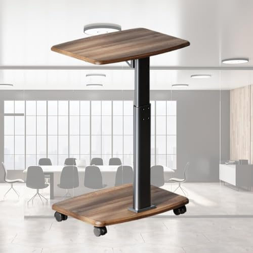 Table de lit réglable avec roulettes, plateau latéral en forme de C pour canapé-lit, bureau d'ordinateur portable roulant qui glisse sous