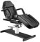 Activeshop 210C Pedi Kosmetikliege Massageliege Massagetisch Massagestuhl Schwarz bis 150 kg belastbar Premium-PU-Leder 180 x 63 x (64-80) cm (L x W x H)