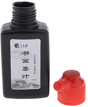 Tubayia Botella de tinta china de caligrafía de 100 ml para pintura sumi, dibujar, escribir