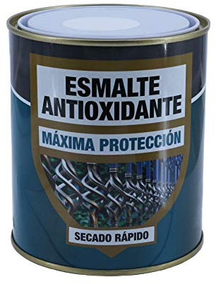 H HANSEL HOME Esmalte Antioxidante Blanco Brillo, Máxima Protección y Decoración de Superficies de Acero, Hierro, Secado Rápido (Blanco Brillo, 375 ml)
