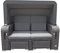 Home Deluxe - Strandkorb HOLBY - 160 x 69 x189 cm - per Gasdruckfeder herausfahrende Sitzplätze I Gartenliege Louneginsel Volllieger