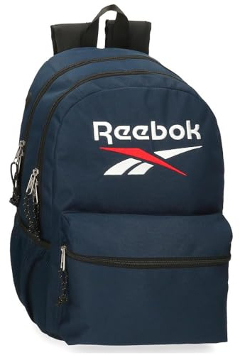 Reebok Boston Zaino scolastico adattabile al carrello portatile fino a 15,6, blu 31 x 44 x 15 cm, poliestere 20,46 l, by Joumma Bags