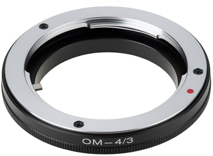 eMagTech OM-4/3 Camera Lens Adapter Ring OM - 4/3 Mount Compatible with Olympus