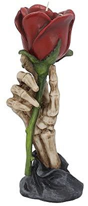 Nemesis Now Eternal Flame Tealight Holder 20.5cm Red, Resin