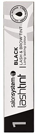 Salon System Lashtint Black Lash and Brow Tint, 15 ml