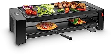 FRITEL pizza raclette & grill PR 3195M - 1200 + 250 vatios - 8 personas