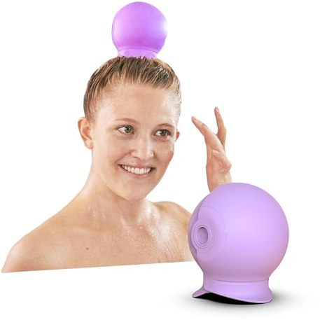 DryBun - schützt deine Haare (PURPLE DREAM): Nachhaltige Duschhaube für mittellanges/langes Haar, spart Zeit, schützt vor Spliss & Haarbruch, recycelbar, schnelle Haartrocknung - Damen/Herren