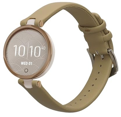 kwmobile Bracelet Compatible avec Garmin Lily Sport - Bracelet de Rechange en Cuir Véritable pour Fitness Tracker