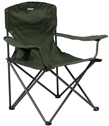 Vango Fiesta Folding Camping Chair for Picnics, Garden, Beach, Fishing (Spruce)