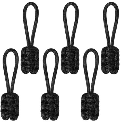 6 Stück Universal Nylon Ersatz Anti-Rutsch Reißverschluss für Koffer und Rucksäcke