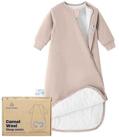 kaiya baby Unisex Sleeping Bag for Toddlers 3.5 Tog Sleep Sack 6-18 Months, Wearable Blanket with Sleeves