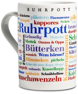 Kaffeebecher Ruhrpott Wörter