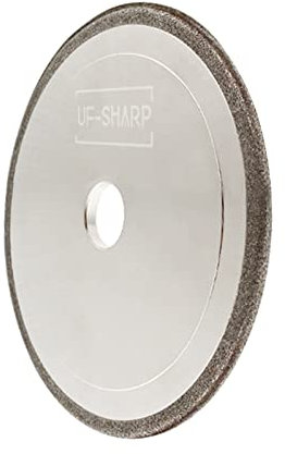 UF-SHARP CBN Rueda Afiladora de Motosierra, 145mm-3.2mm- 22.222mm, para cadena de 1/4 pulgada y espaciamiento .325 (3.2mm grosor)