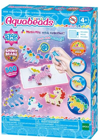 Aquabeads - 35128 enfres Unicorn Fantasy Craft Kit - Arts & Crafts Bead Activity Toy