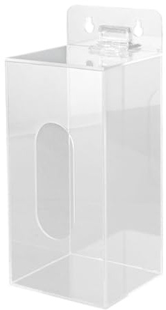 predolo Distributeur de Gants Jetables en Acrylique Transparent, Support Ou de Table pour Filets à Cheveux, 1 Grille