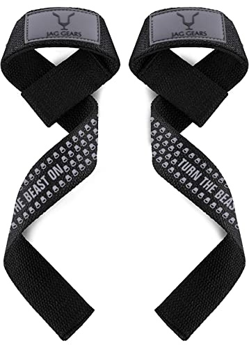 JAG Gears Weight Lifting Straps – Wrist Straps & Wrist Wraps for Heavy Lifts, Durable Lifting Straps for Gym, Strength Training, Fitness & Gym Equipment for Maximum Grip Support