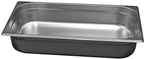 Comas Contenitore Gastronorm GN 1/2, 325x265 mm, Acciaio Inox, Bordo Piano, Impilabile, Resistente - Frigoriferi, Forni, Scaffali, Bagnomaria, Carrelli - Professionale, Catering (H20 mm)