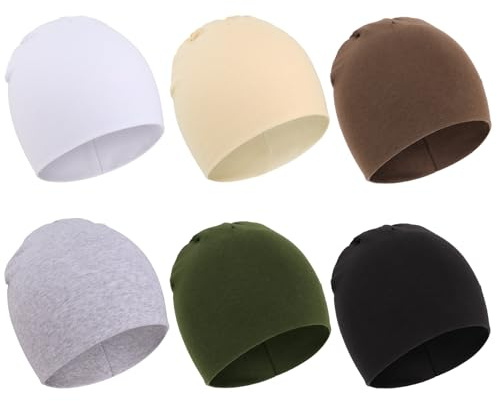 DRESHOW 6 PCS Bebé Beanie Sombrero Recién Nacidos Niño Pequeño Sombrero para Bebés Niños Gorros