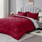 beeweed Reversible Edredón Cama 105/120 Invierno - Relleno Nórdico 200x200 cm de 450 gr/m² para Cama 105x190, Fibra Suave y Transpirable, con 2 Fundas Almohada