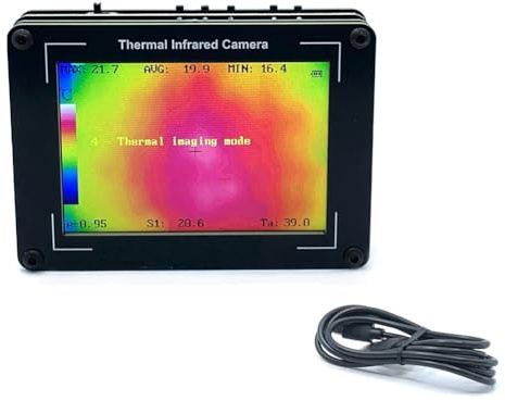 Netoches OVMLX High-Performance Thermal Imager with Advanced MLX90640 Sensor, OV2640 Visible Light Camera,Fusion Mode,3.5inch