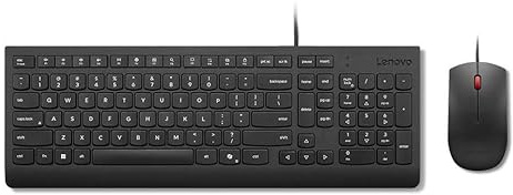 Lenovo 4X31R64446 tastiera Mouse incluso Universale USB Nordic Nero (KB MICE_BO Essencial WR KBMS ND A1)
