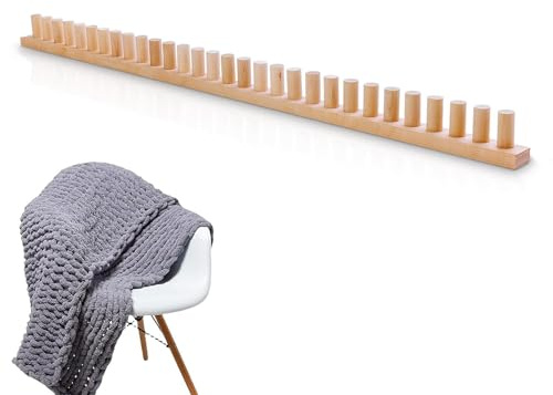 Chunky Blanket Loomss, Easy Hand Knitting Frame, Hand Blanket Knitting Frame Board Kit, Beginner Friendly Hands Knittings Supplies for Beginner Youth Teens Grandma Expert Wife Men